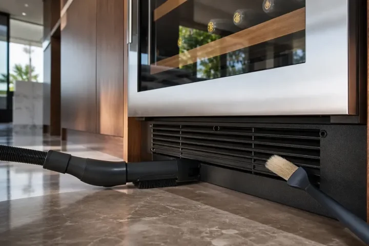 Front-Venting U-Line Undercounter Units: Toe-Kick Grilles, Gaps and Warm Cabinets